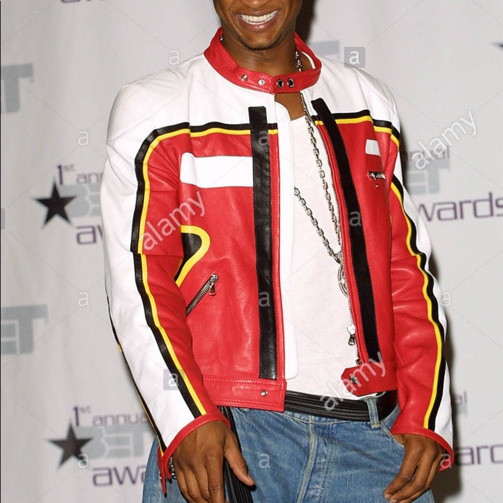 D&G Dolce & Gabbana Leather Motorcycle Jacket
